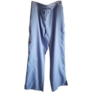 Grey's Anatomy Scrub Pants Womens Ciel Blue XLP Medical Stretch  Waistband New
